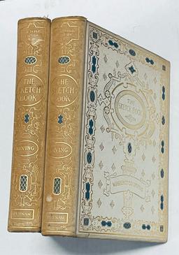 The Sketch-Book Two Volumes by Washington Irving (1895) Two Volumes with ARTHUR RACKHAM