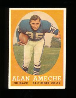 1958 Topps Football Card #12 Alan Ameche Baltimore Colts (1954 Heisman Trop