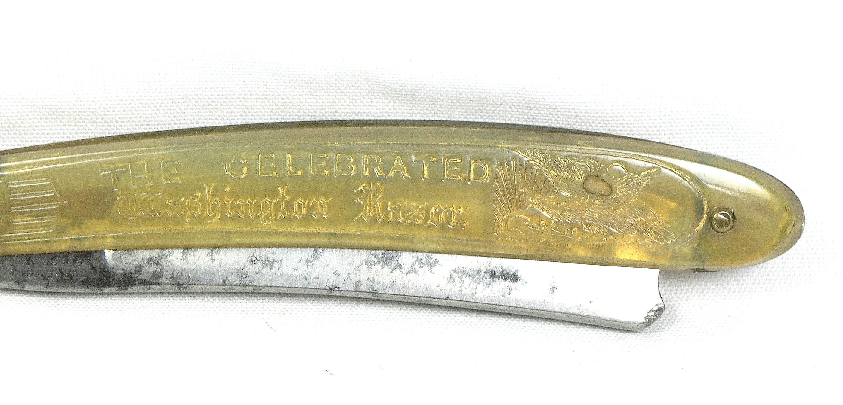 Geo. Wostenholm & Sons  1XL heavy 6/8"wedge hollowpoint straight razor. Pre