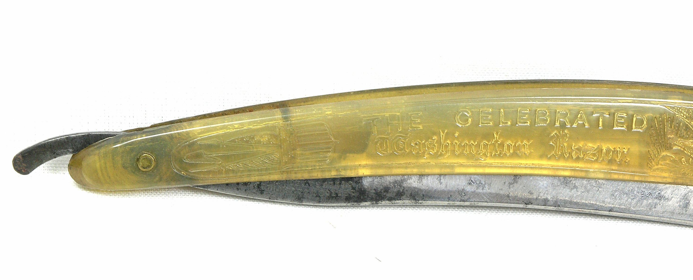 Geo. Wostenholm & Sons  1XL heavy 6/8"wedge hollowpoint straight razor. Pre