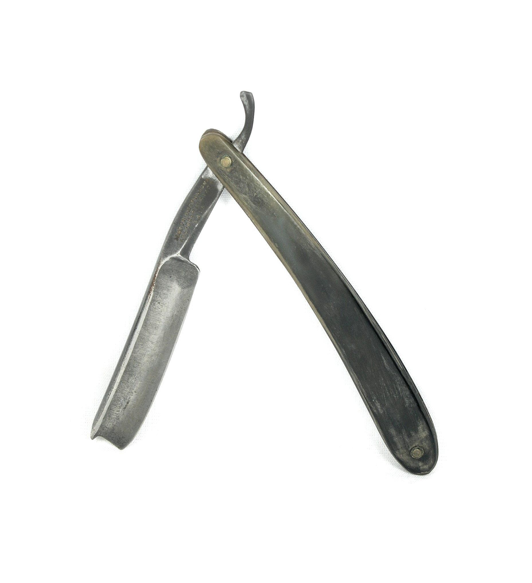 Joseph Smith & Sons Sheffield straight razor. "3415" trademark. Has fancy n