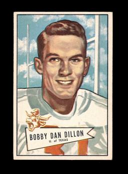 1952 Bowman Large ROOKIE Football Card #98 Rookie Bobby Dillon Green Bay Pa