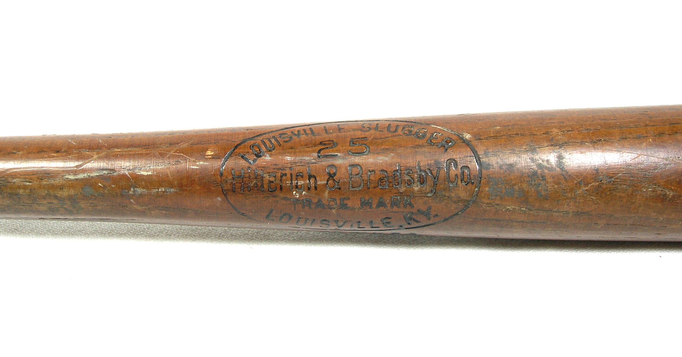 1930s Genuine Schoolboy "Rowe" Louisville Slugger No.25 Mini Baseball Bat.