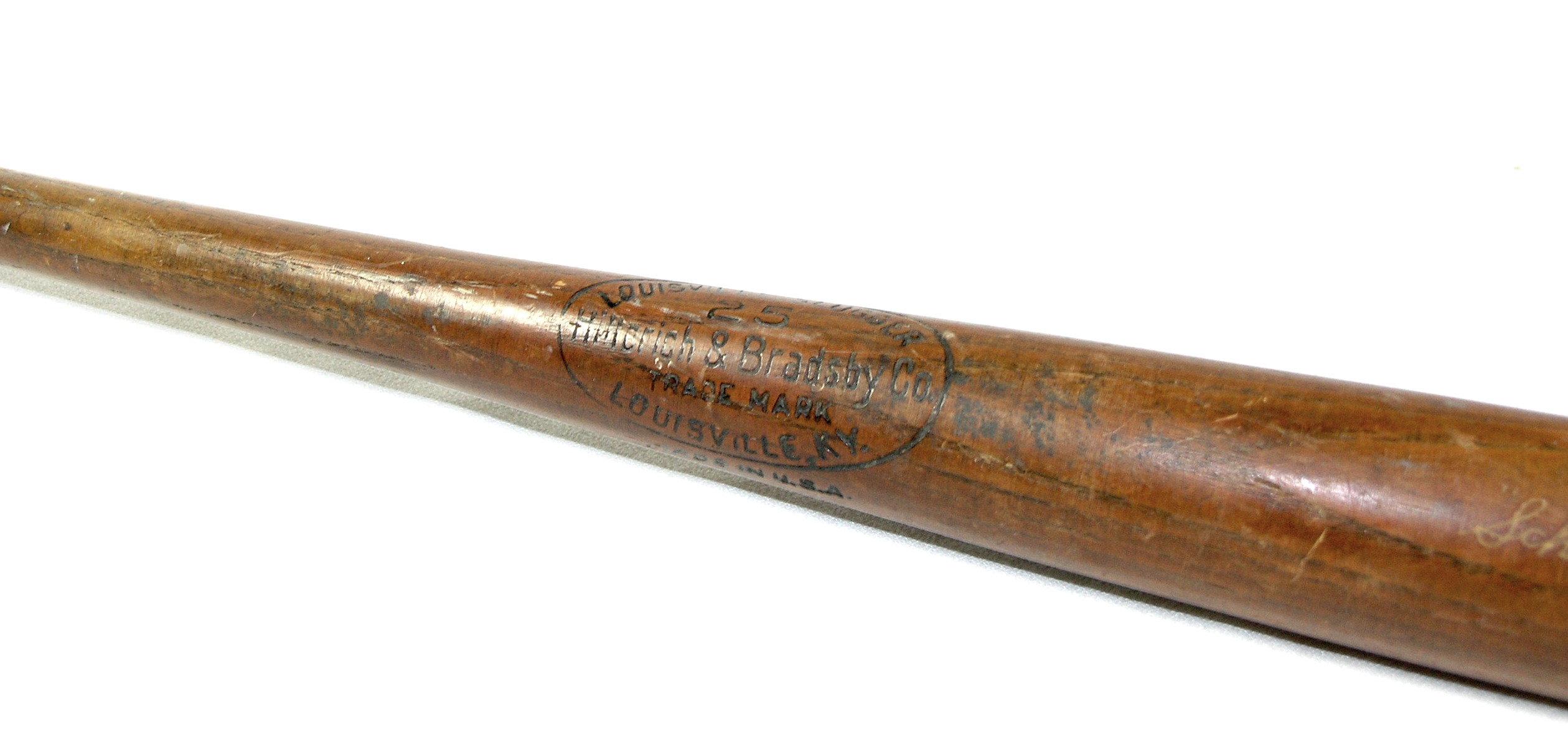 1930s Genuine Schoolboy "Rowe" Louisville Slugger No.25 Mini Baseball Bat.