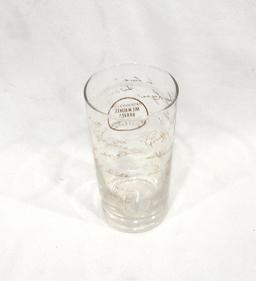 1957 Milwaukee Braves World Champion Drinking Glass. Facsimile Autographs