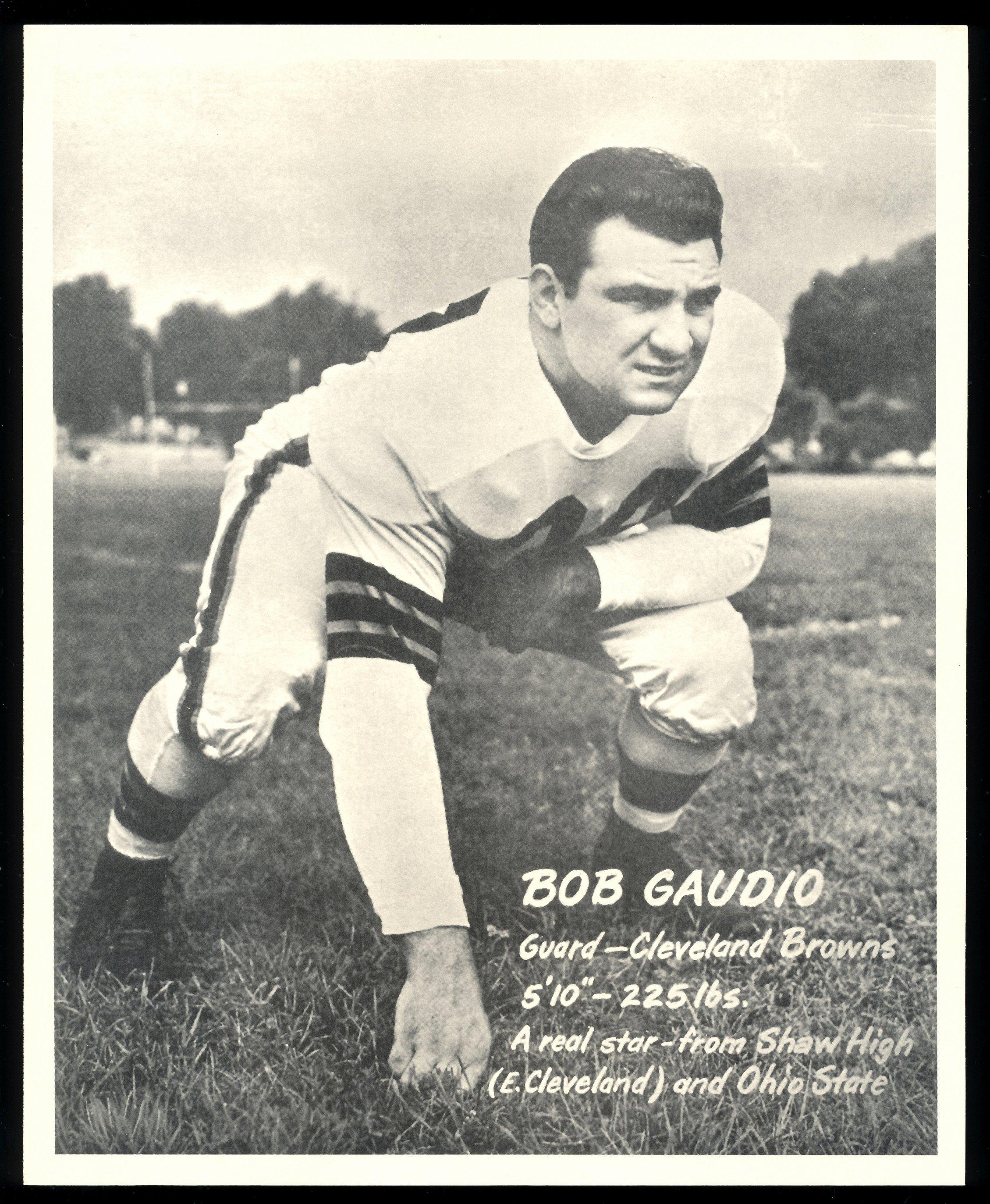 Scarce 1949 Cleveland Browns SOHIO 8" x 10" display football photo Original