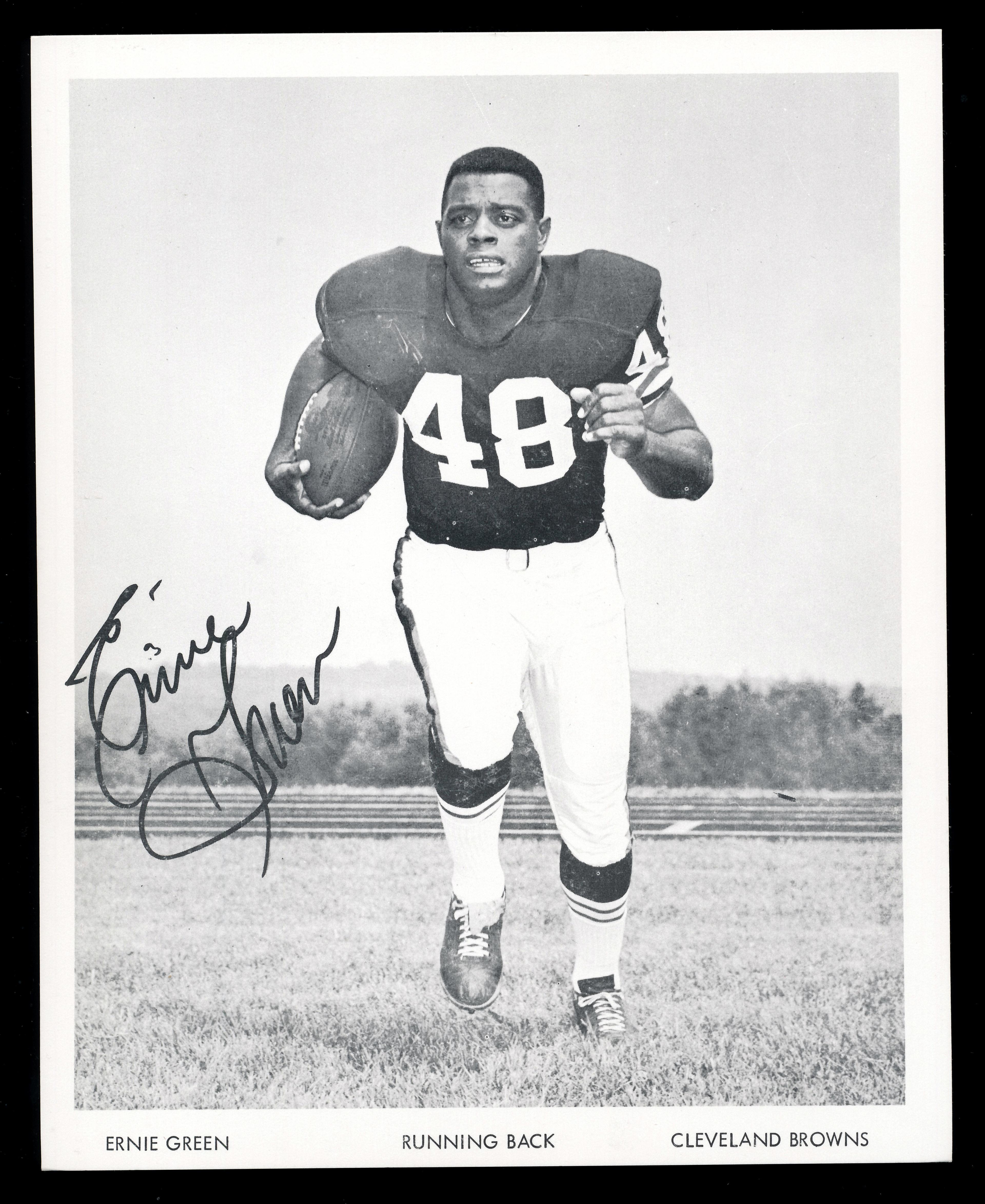 (13) 1950s-60s Cleveland Browns Team Issued Photos. 7" x 8-1/2"  NM+ Condit