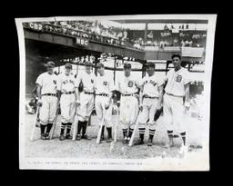 1937 Baseball All Star Game Photo at Griffith Stadium in Washington DC. Lou