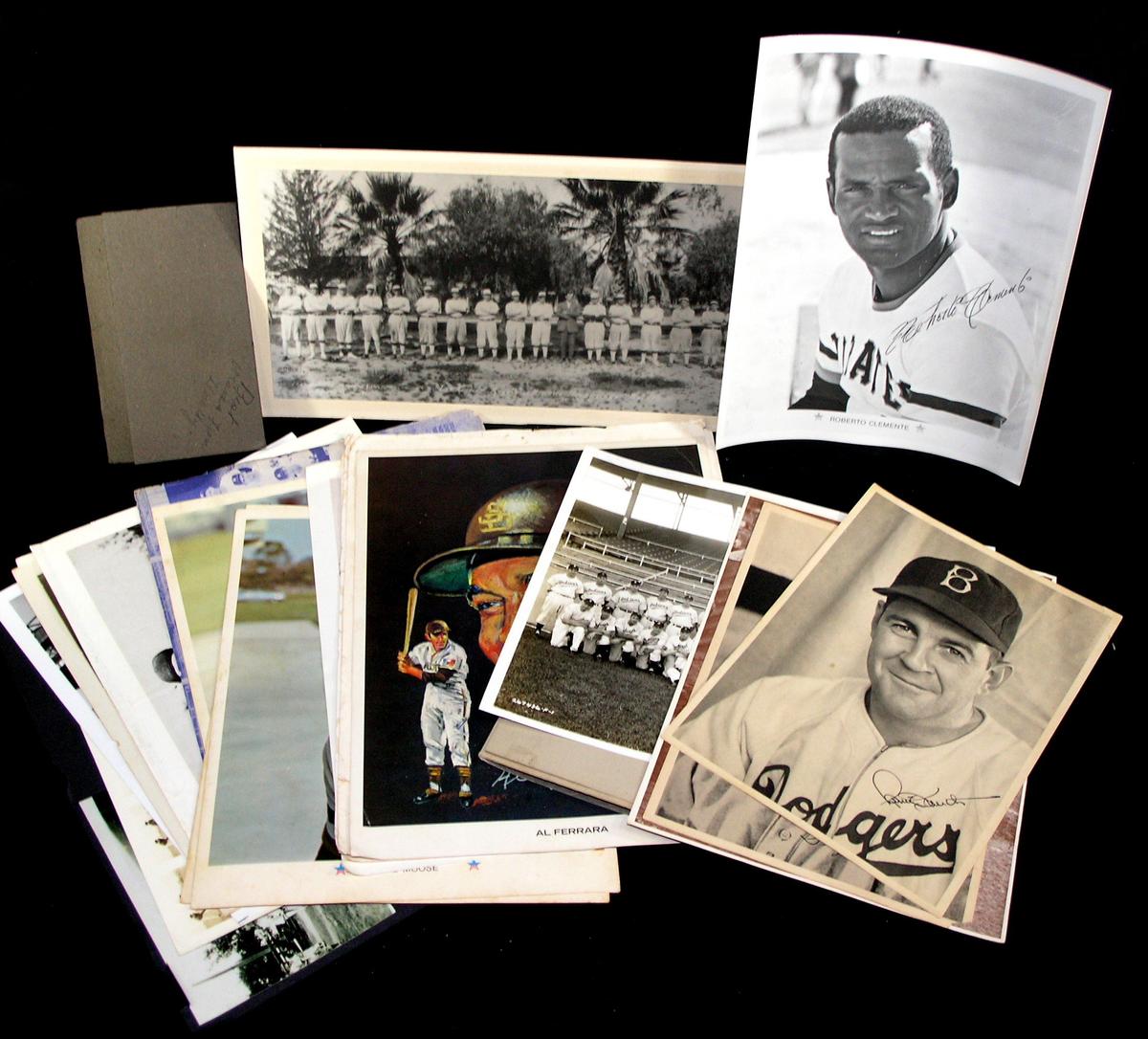 Several Misc. Vintage Baseball Photos.