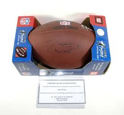 Jason Witten Autographed Football. With COA