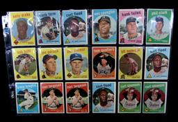 (54) 1959 Topps Baseball Cards.