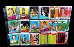 (44) 1971 and 1972 Topps Basketball Cards