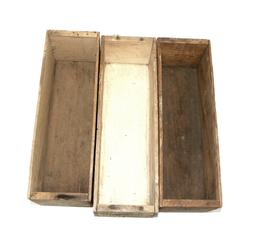 3- Early Century Wood Cheese Boxes Swift's Brookfield Pimento Chicago Il 12