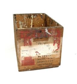 Early Century Peters Cartridge Co. Small Arms Wood Ammo Crate,  Cinnicinit