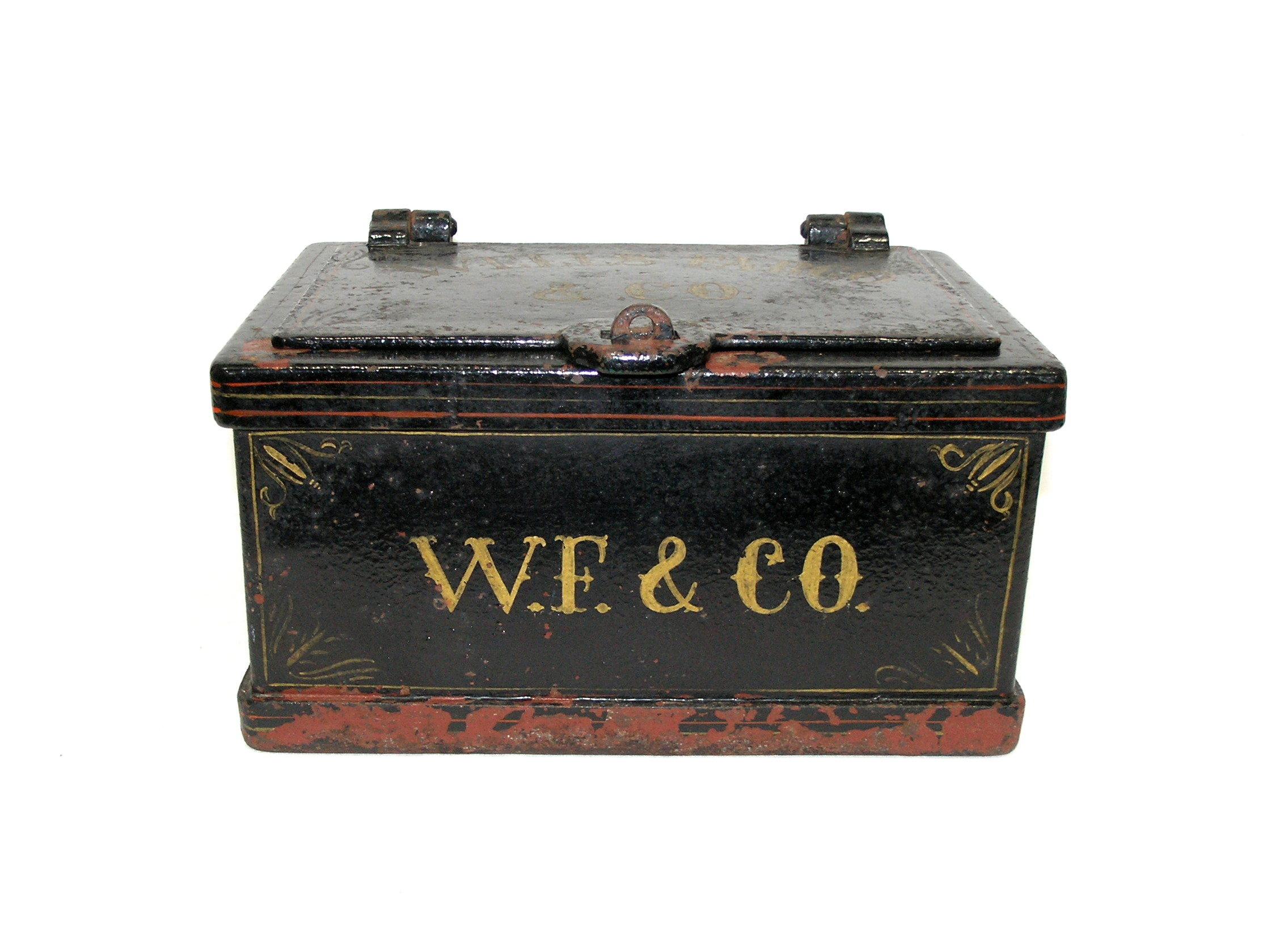 1870s-1880s Wells Fargo & Co. Railroad/Stagecoach Fireproof Strong Box with