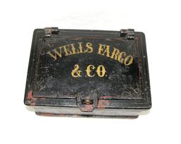 1870s-1880s Wells Fargo & Co. Railroad/Stagecoach Fireproof Strong Box with