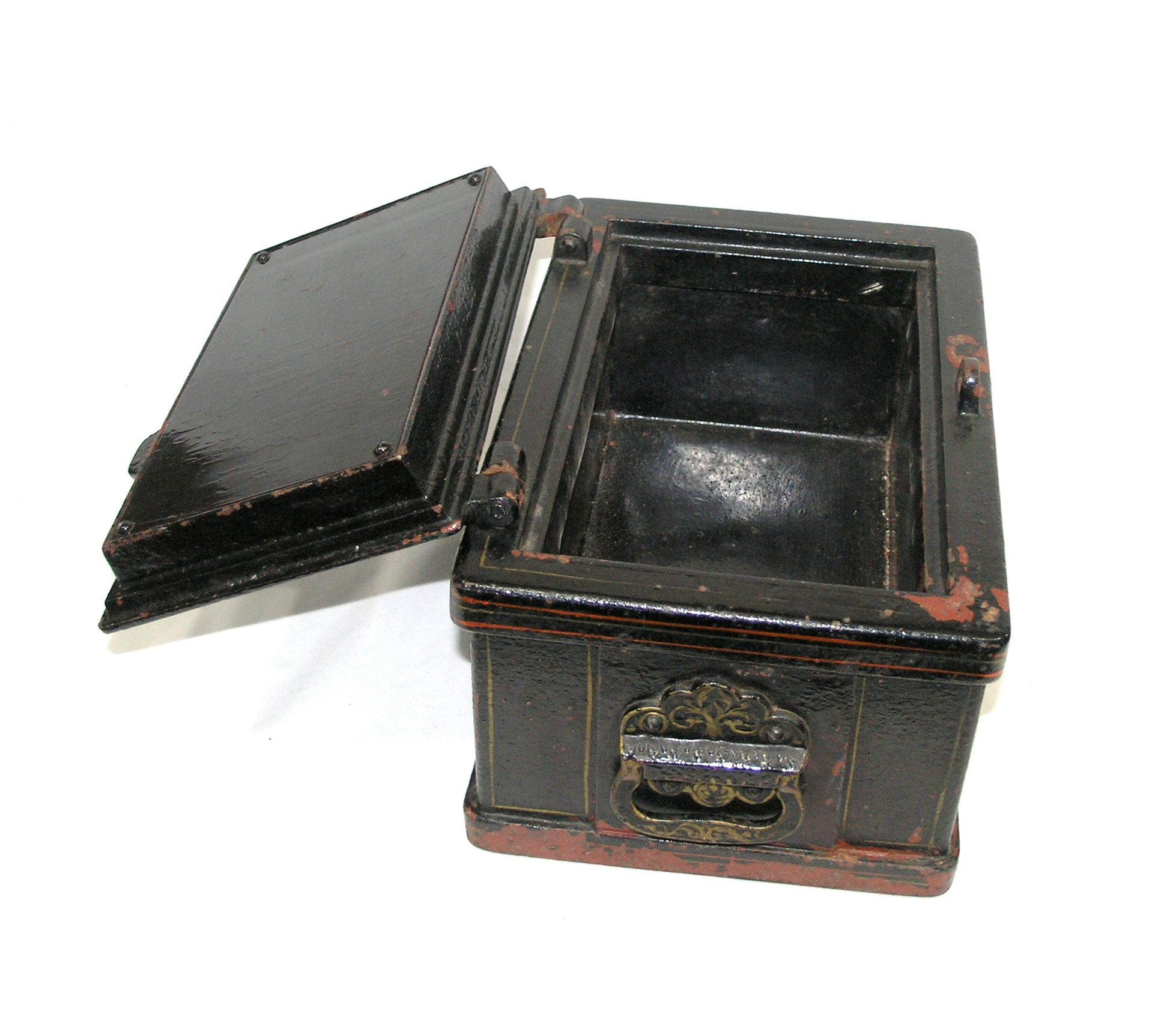 1870s-1880s Wells Fargo & Co. Railroad/Stagecoach Fireproof Strong Box with