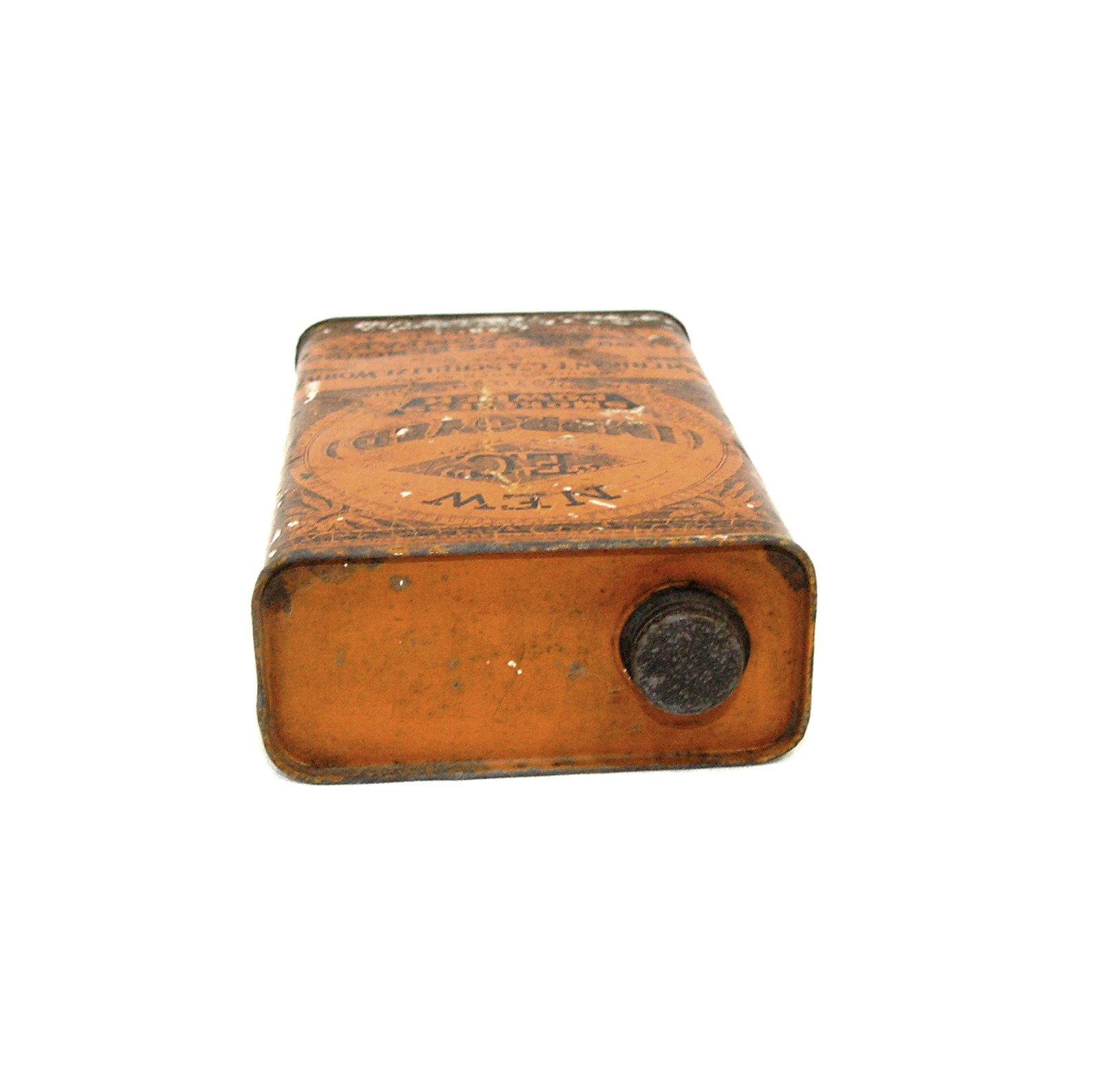 Vintage "New Improved" E.C. Smokeless Powder Tin. For Shot Guns Only. Manuf