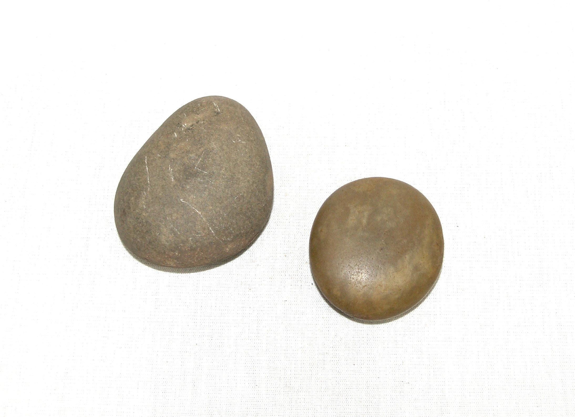 (2) Vintage Native American Grinding Stones