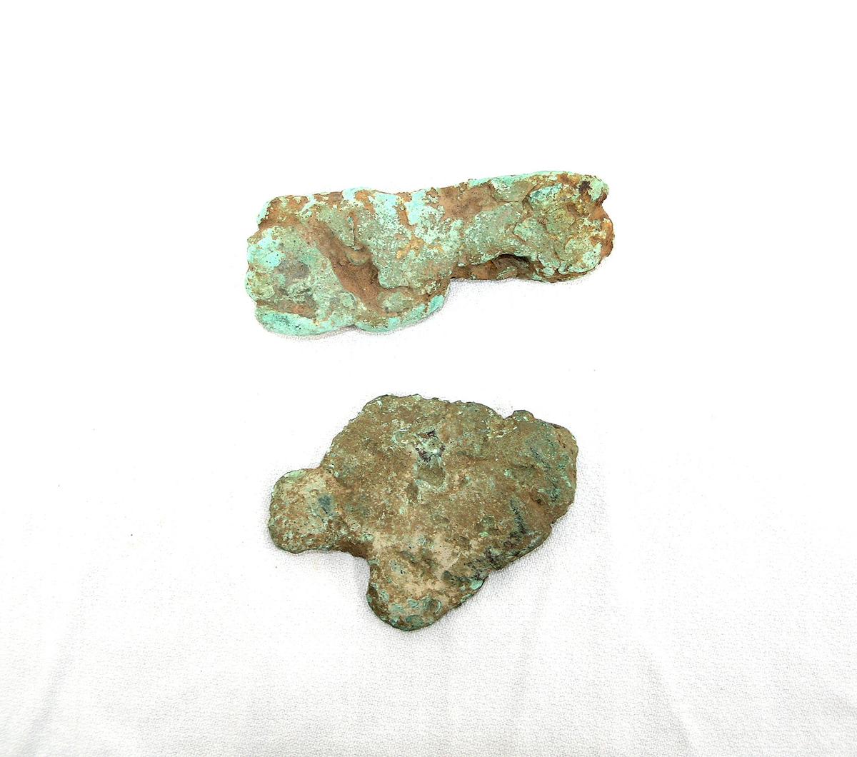 (2) Pieces of Vintage American Indian Float Copper.   1-1/2 lbs together