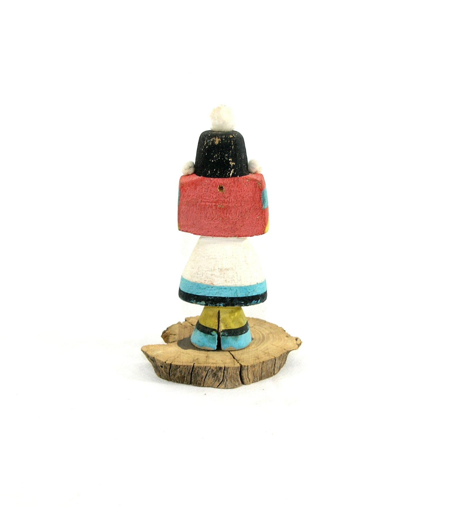Native American Pueblo Indian Wooden Kachina Doll.   6" Tall
