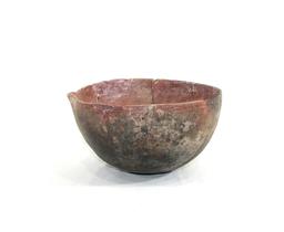 Native American excavated Pottery Bowl with Pouring Lip. Origin Unknown. Ni