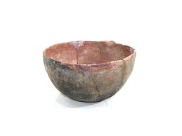 Native American excavated Pottery Bowl with Pouring Lip. Origin Unknown. Ni