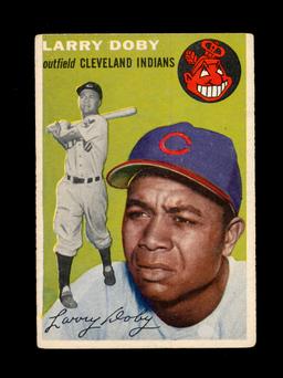 1954 Topps Baseball Card #70 Hall of Famer Larry Doby Cleveland Indians. EX
