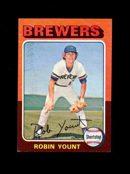 1975 Topps Mini ROOKIE Baseball Card #223 Rookie Hall of Famer Robin Yount