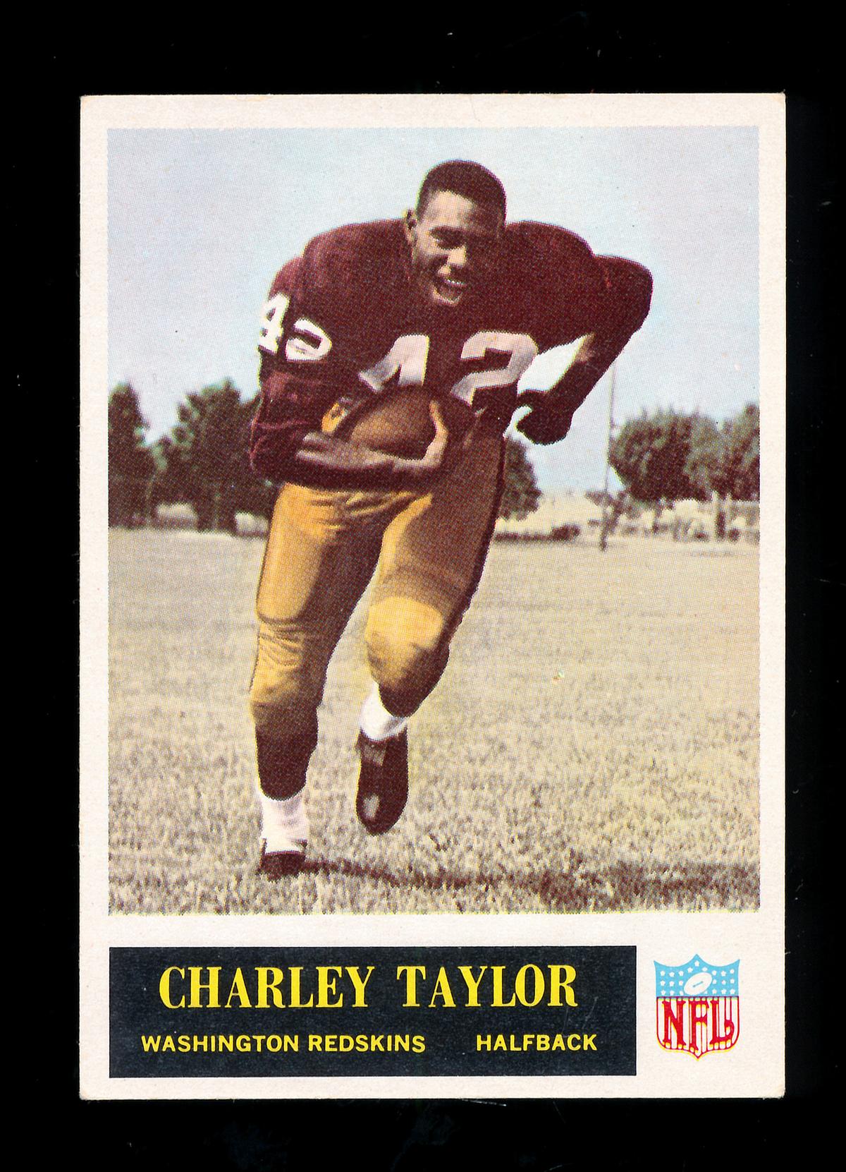 1965 Philadelphia ROOKIE Football Card #195 Rookie Hall of Famer Charley Ta