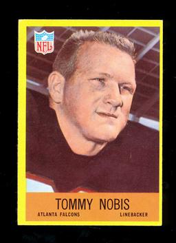 1967 Philadelphia ROOKIE Football Card #7 Rookie Tommy Nobis Atlanta Falcon