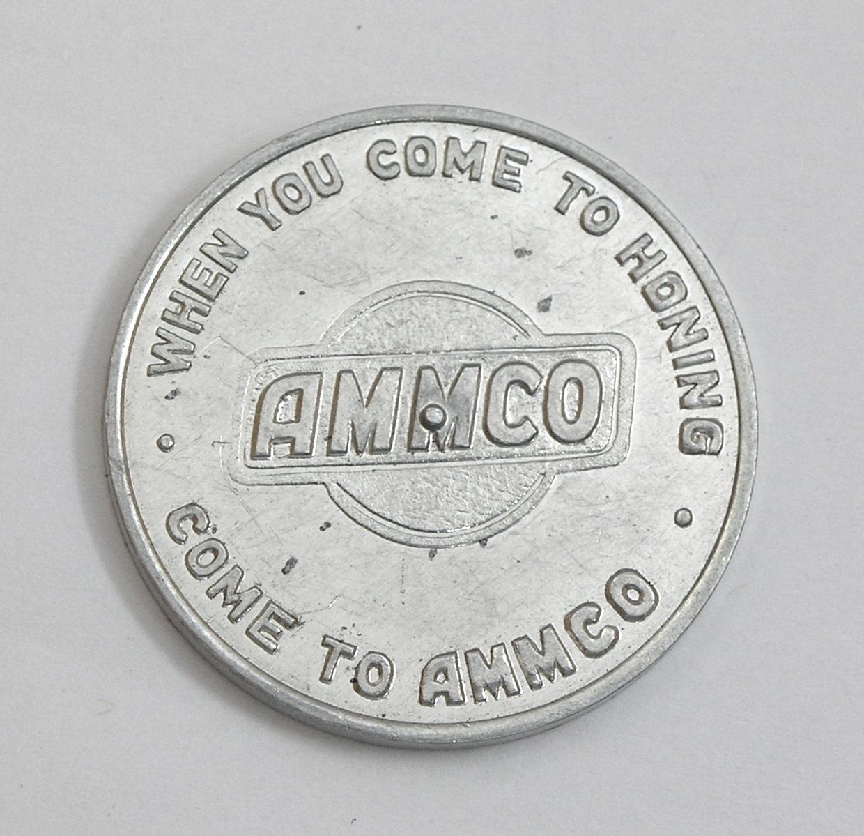Vintage Ammco Brake Service Aluminum Spinner Coin/Token. "When You Come Hon