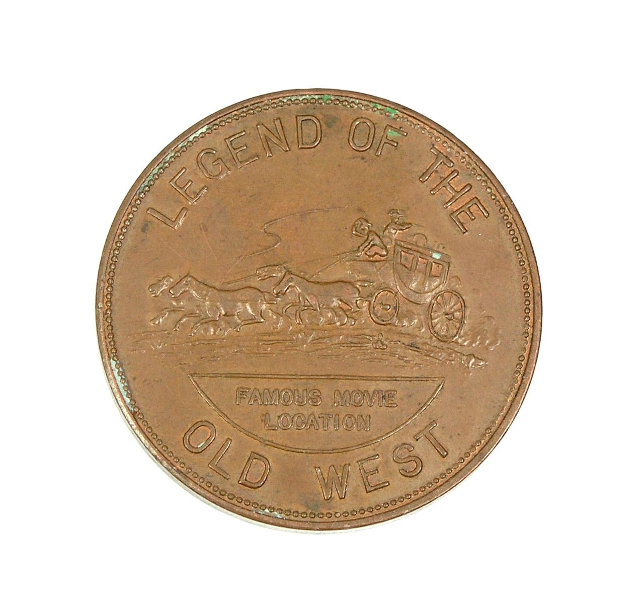 1960 Old Tucson Arizona Coin/Token. "Legend of the Old West" Famous Movie L