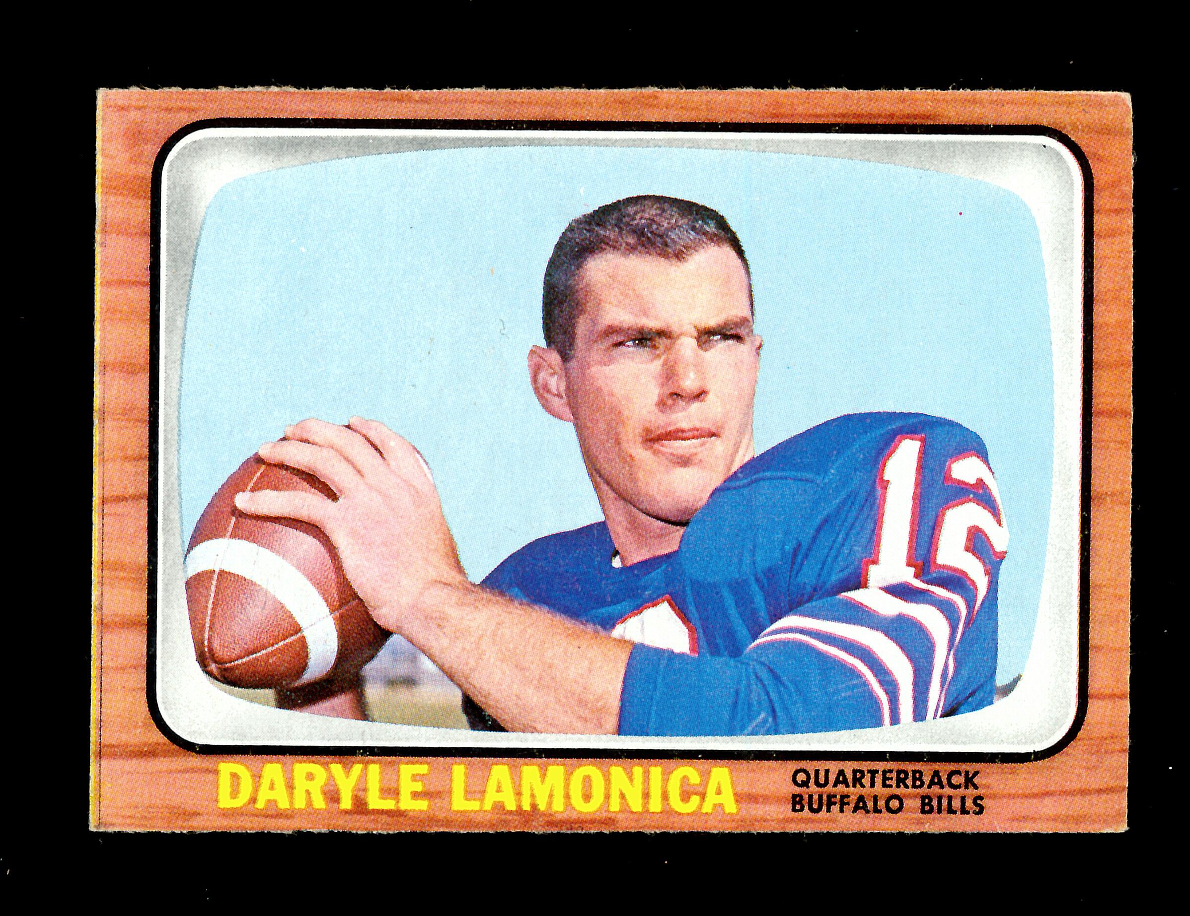 1966 Topps Football Card #27 Daryle Lamonica Buffalo Bills. NM Condition.