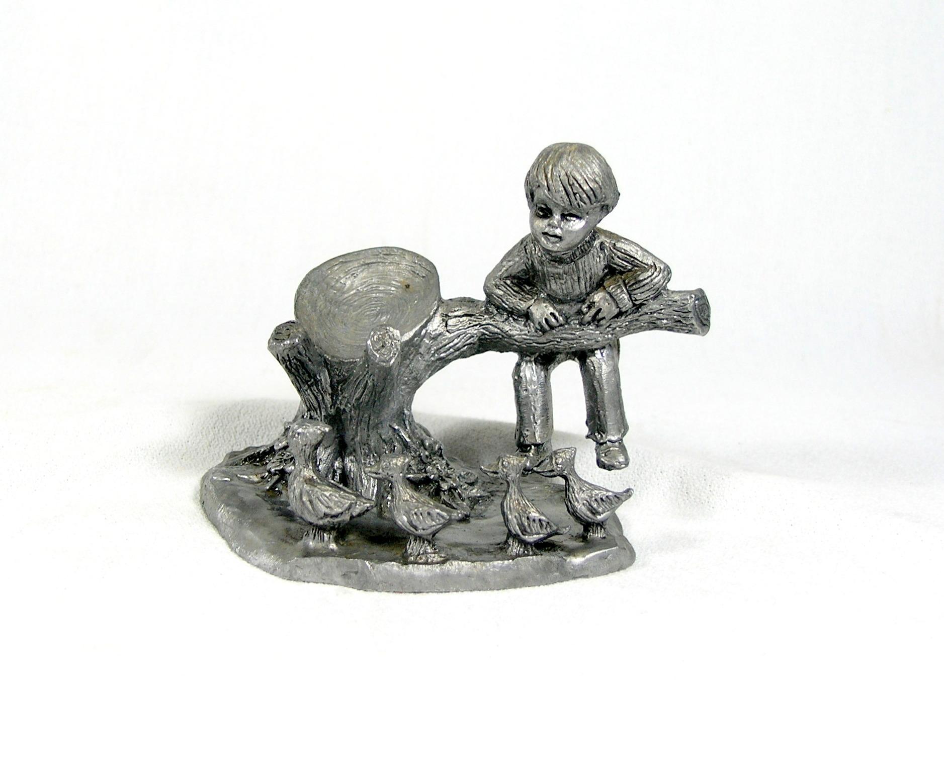 Limited Edition Michael Ricker Pewter Sculpture 4160/5250.