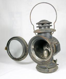 Antique Car/Buggy Kerosine Lamp  9" Total Height.