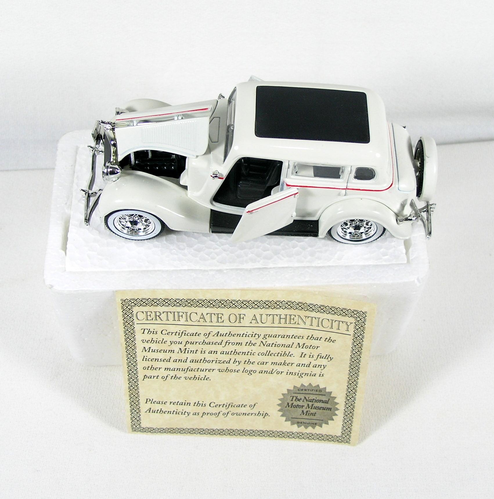 Diecast Replica of 1934 Ford Deluxe FordorFrom National Motor Museum Mint 1