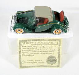 Diecast Replica of 1933 Ford  Deluxe Roadster From National Motor Museum Mi