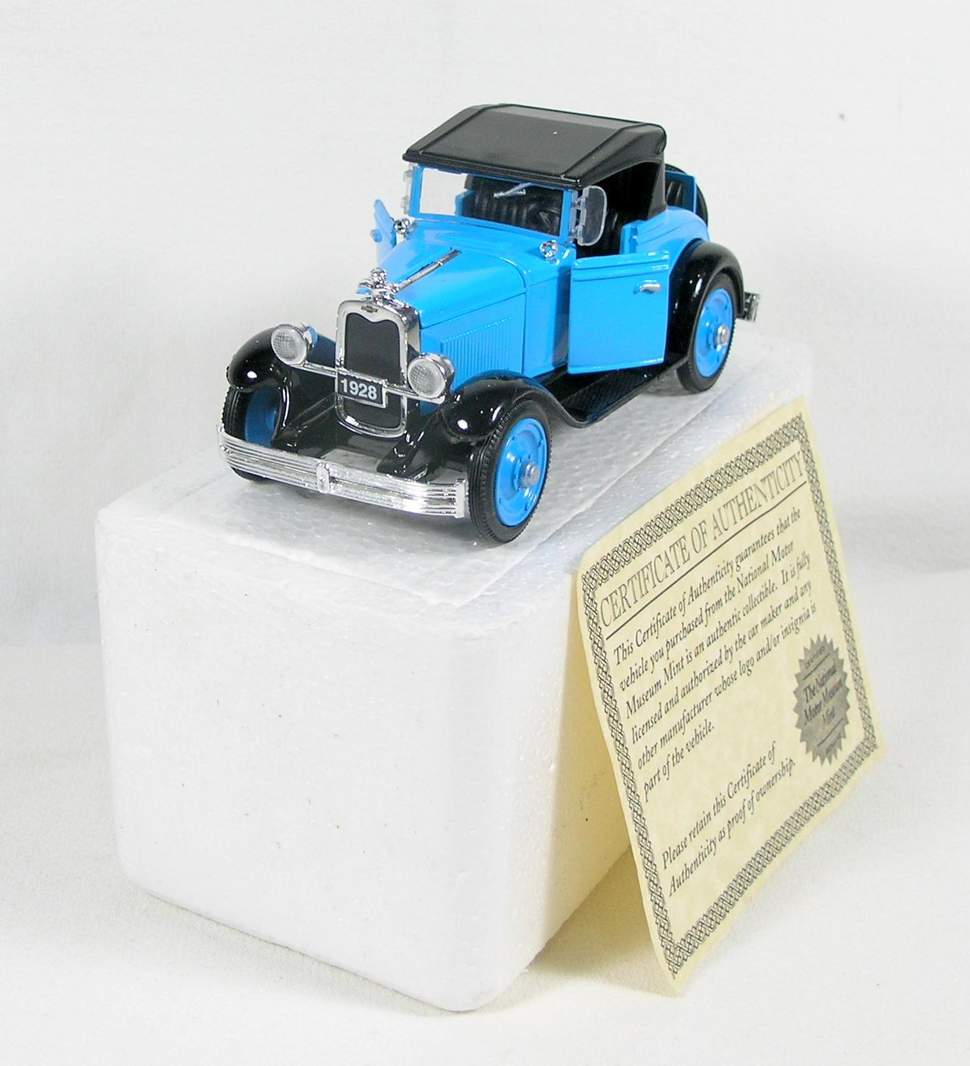 Diecast Replica of 1928 Chevy Series AB Roadster From National Motor Museum