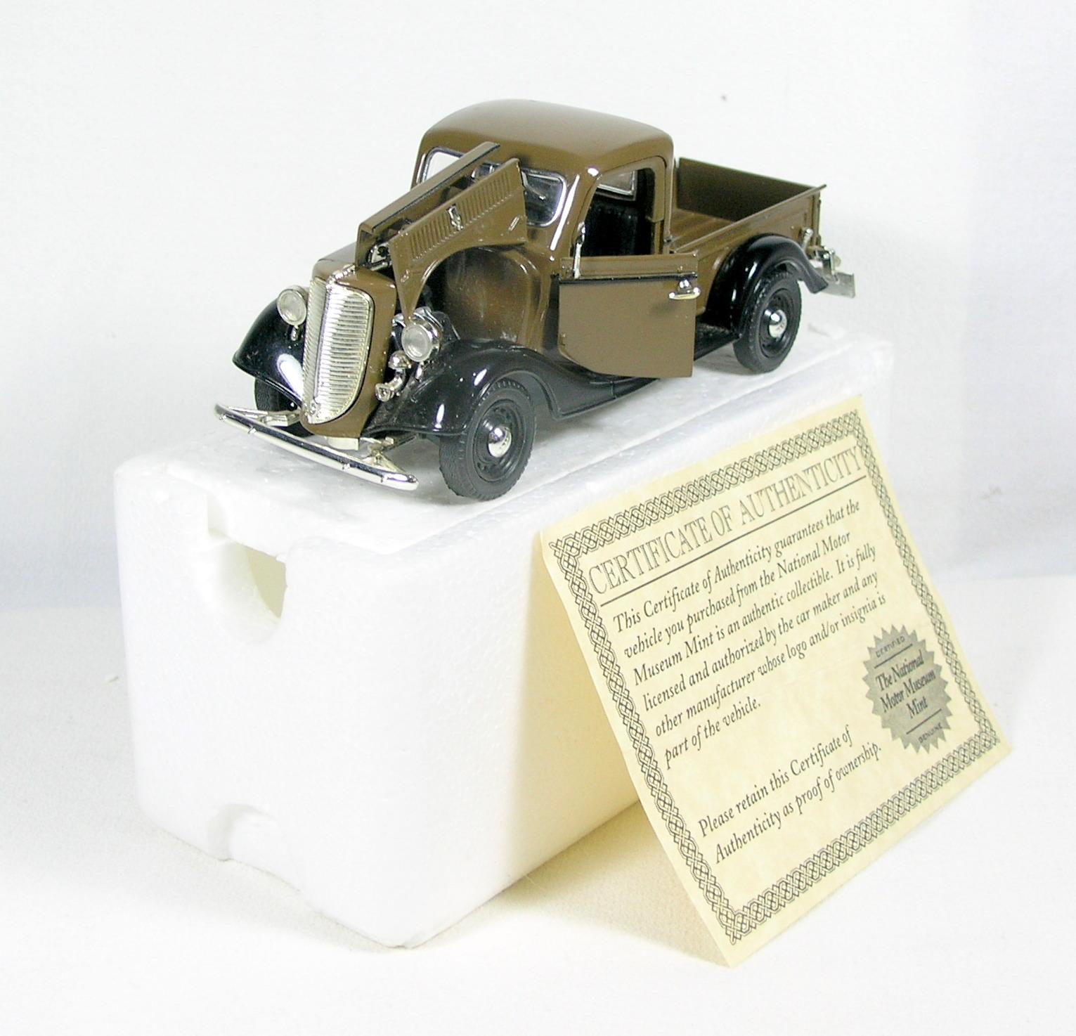 Diecast Replica of 1937 Ford Pickup From National Motor Museum Mint 1/32 Sc