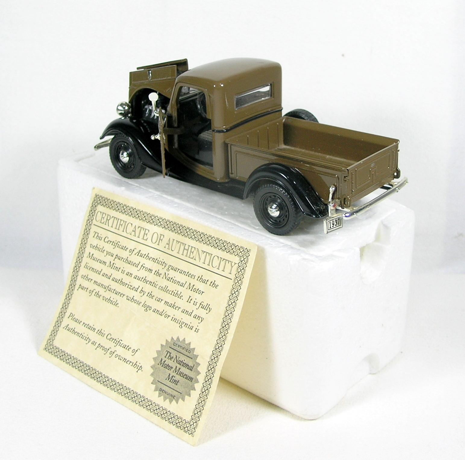Diecast Replica of 1937 Ford Pickup From National Motor Museum Mint 1/32 Sc