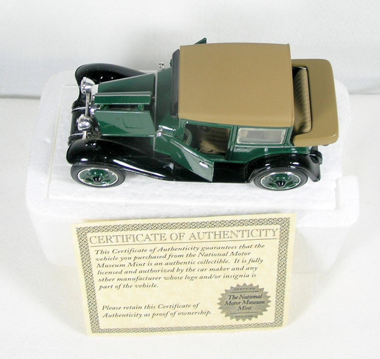 Diecast Replica of 1929 Chevy Landau Sedan From National Motor Museum Mint