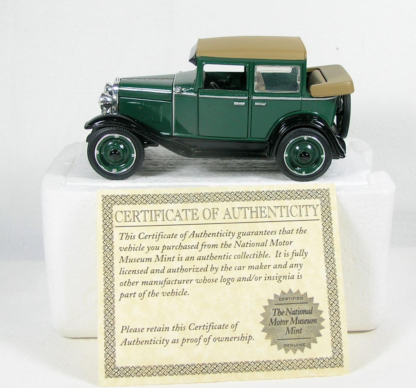 Diecast Replica of 1929 Chevy Landau Sedan From National Motor Museum Mint