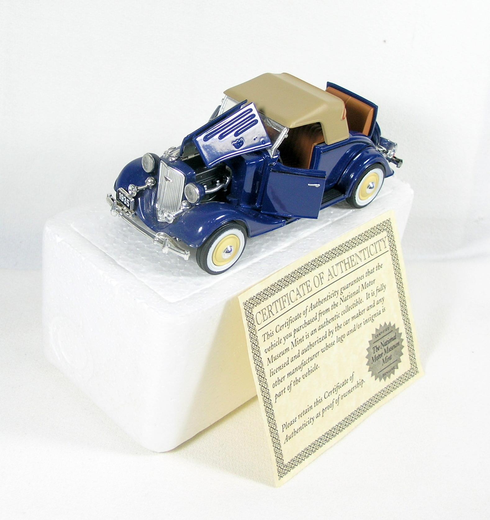 Diecast Replica of 1935 Chevrolet Standard Roadster From National Motor Mus