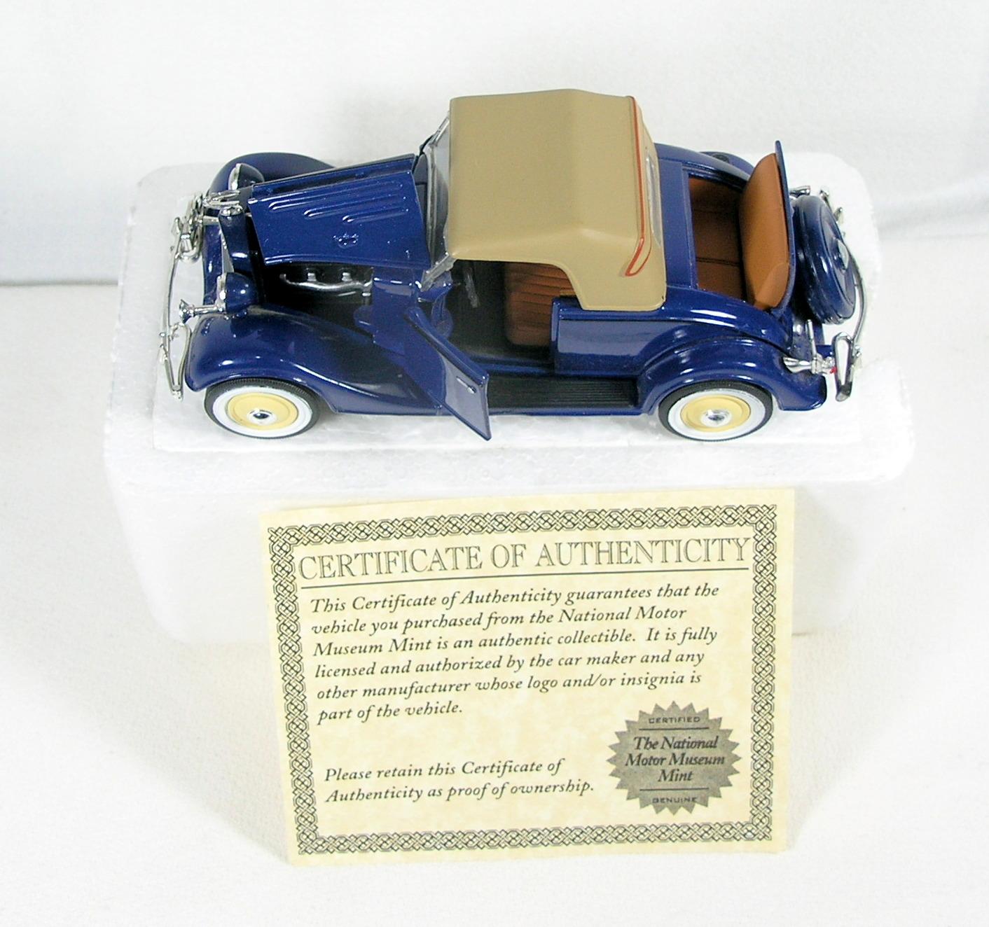 Diecast Replica of 1935 Chevrolet Standard Roadster From National Motor Mus