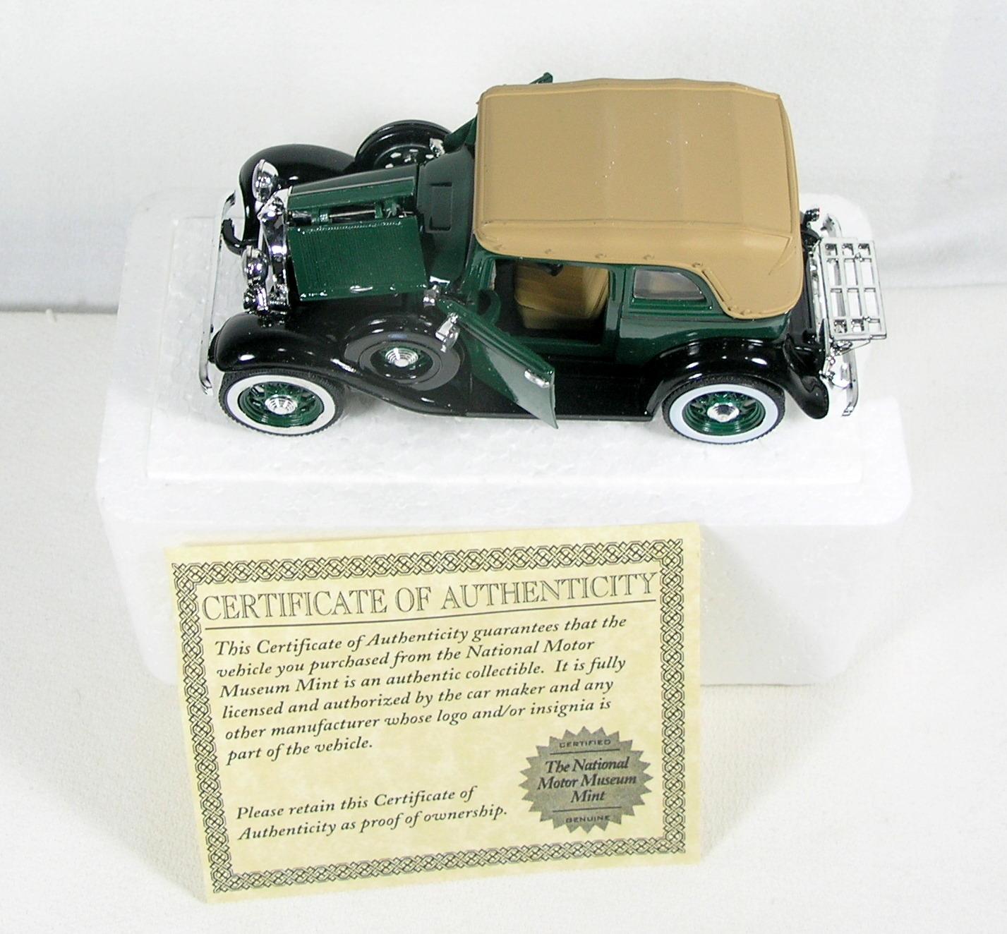 Diecast Replica of 1932 Ford  Convertible Sedan From National Motor Museum