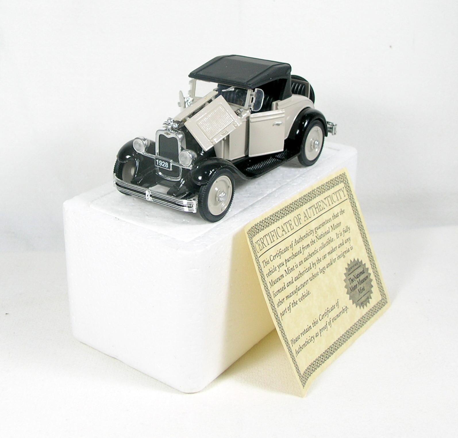 Diecast Replica of 1928 Chevy Series AB Roadster From National Motor Museum