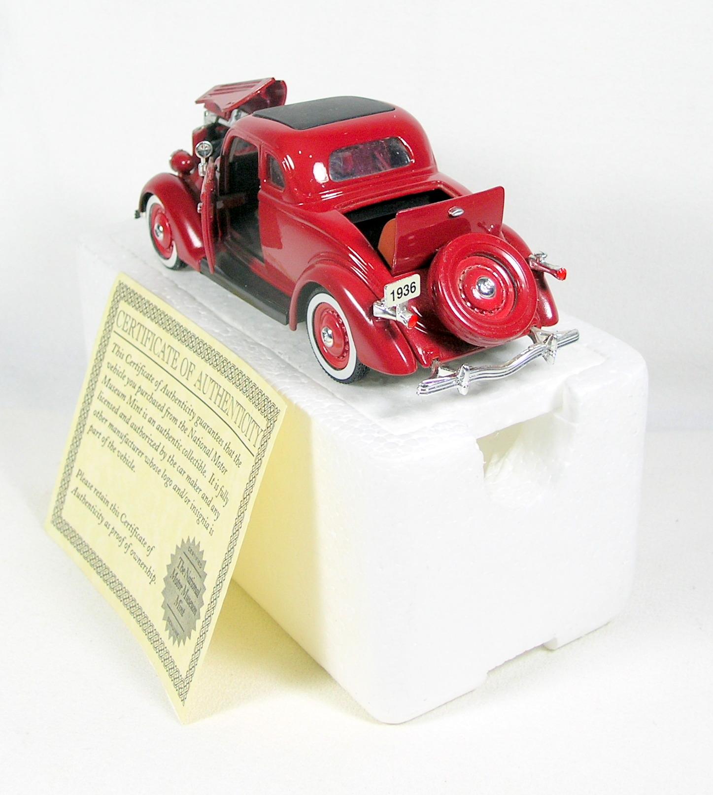 Diecast Replica of 1936 Ford Deluxe 5-Window Coupe From National Motor Muse