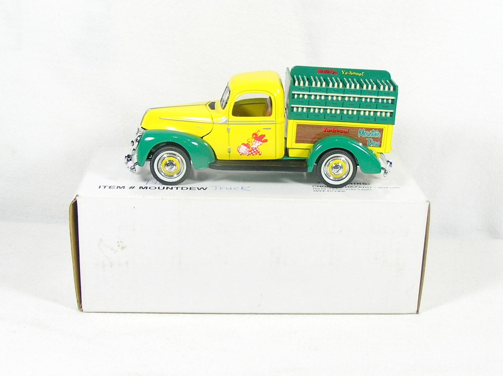 Diecast Replica of 1940 Ford Mountain Dew Delivery Truck from Signature Mod