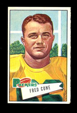 1952 Bowman Large Football Card #33 Fred Cone Green Bay Packers. VG-EX Cond